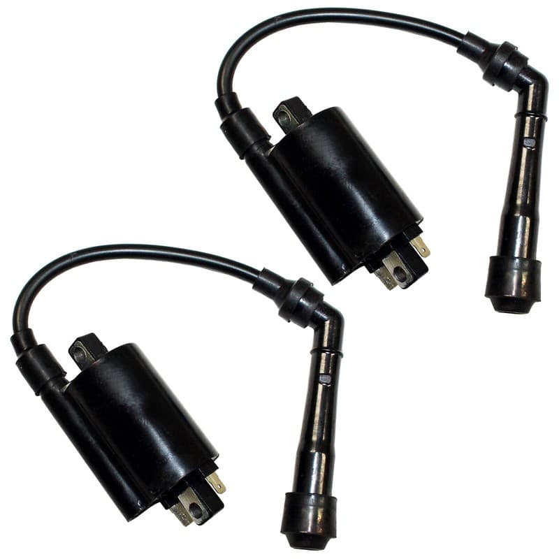 Set of 2 Ignition Coils for Kawasaki EN500C Vulcan 500 Ltd 1996-2009