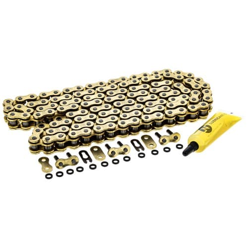 NICHE Gold 420 X-Ring Chain 122 Links With Connecting Master Link Motorcycle