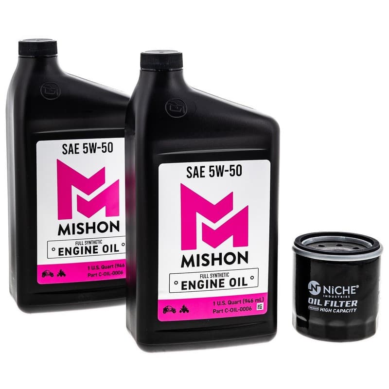 MISHON Engine Oil Change Kit for Polaris Ranger 570 400 425 Crew 500 UTV