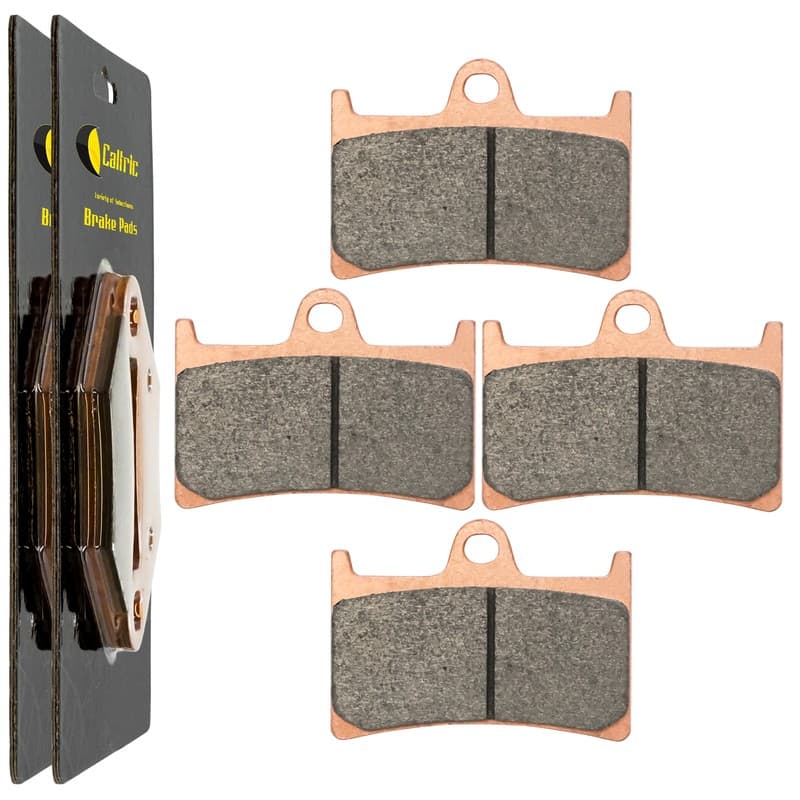 Caltric Front Brake Pads for Yamaha R1 YZFR1 YZF-R1 1998-2006 2015-2019 Sintered