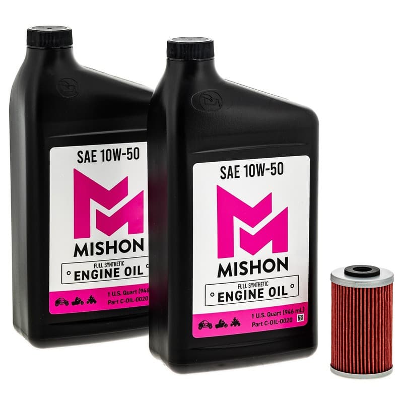MISHON Engine Oil Change Kit for KTM 450 400 EXC XC-W 525 SX 690 Enduro R