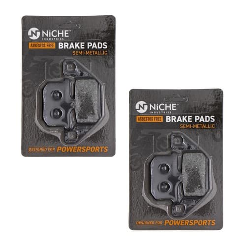 Brake Pad Set for Kawasaki Vulcan 1500 750 500 Front Rear Semi-Metallic 2 Pack
