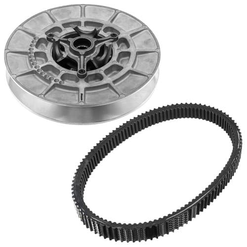 Secondary Clutch & Aramid Belt For Polaris RZR XP 4 TURBO & XP TURBO 16-20