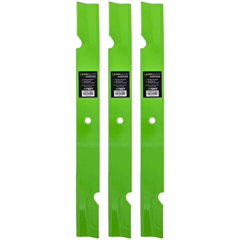 LawnRAZOR Blade for Scag Cheetah 72 Inch 482882 482788 Notched High Lift 3 Pack