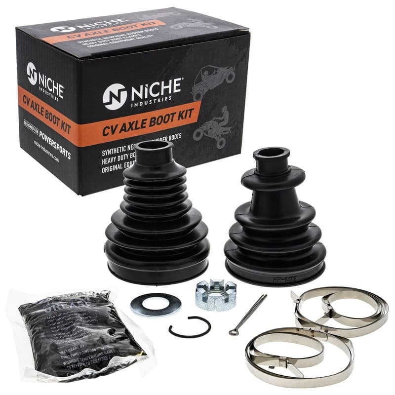 NICHE Rear CV Axle Boot Kit for Polaris Ranger 800 500 Crew 2203336 2203860