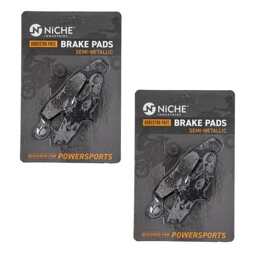 NICHE Brake Pad Set for Suzuki RM85 RM100 RM85L Front Semi-Metallic 2 Pack