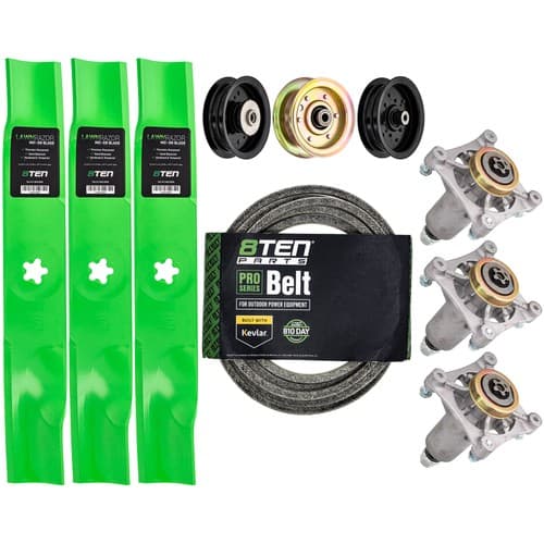 Deck Kit Blade Spindle Belt Idler for Husqvarna YTH 2448 2348 22K48 48 Inch