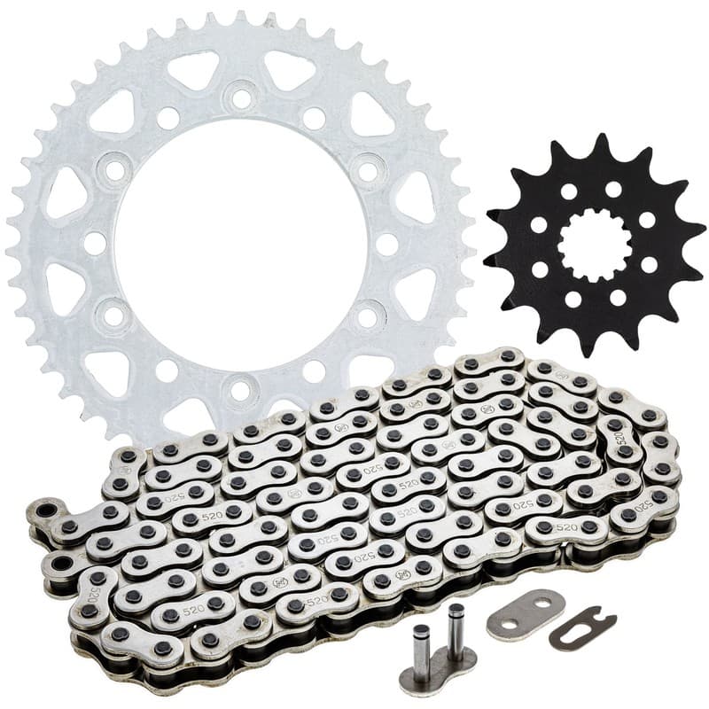 Sprocket Chain Set for Yamaha FZ400 14/47 Tooth 520 Front Rear Kit Combo
