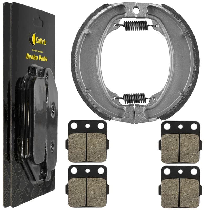 Front Brake Pads & Rear Brake Shoes for Honda TRX250EX Sportrax 250 Ex 01-08