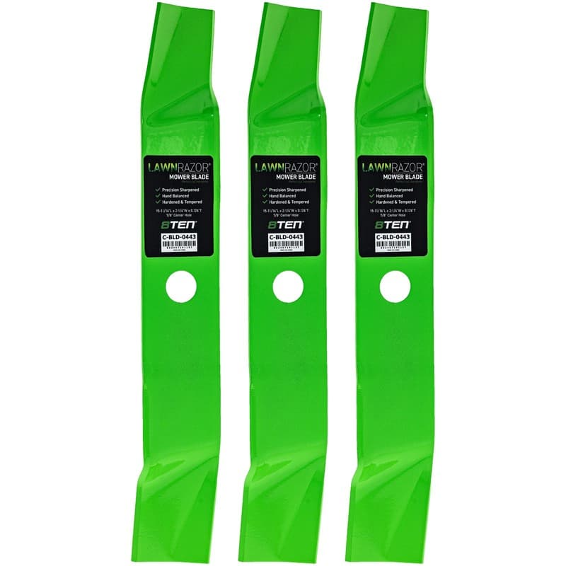 LawnRAZOR Blade for Murray C950-60472-0 46-Inch Deck 056631E701 Mulching 3 Pack