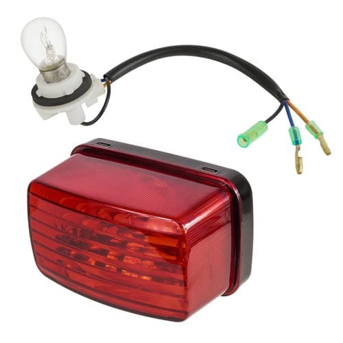 Caltric Taillight Assembly & Bulb For Yamaha Grizzly 660 YFM660F 2002-2008