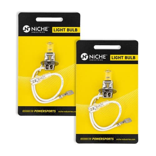 NICHE H3 Headlight Bulb for Polaris Trail Blazer Scrambler 2 Pack