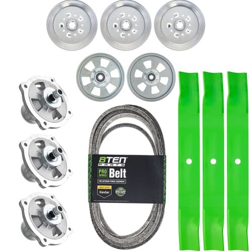 8TEN Blade Spindle Belt Kit for Kubota RCK60P-781Z Z726 60-Inch K5647-34340