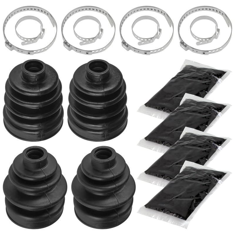 Caltric Front Inner & Outer CV Boot Kit For Suzuki Vinson 500 LT-A500F 2002-2003