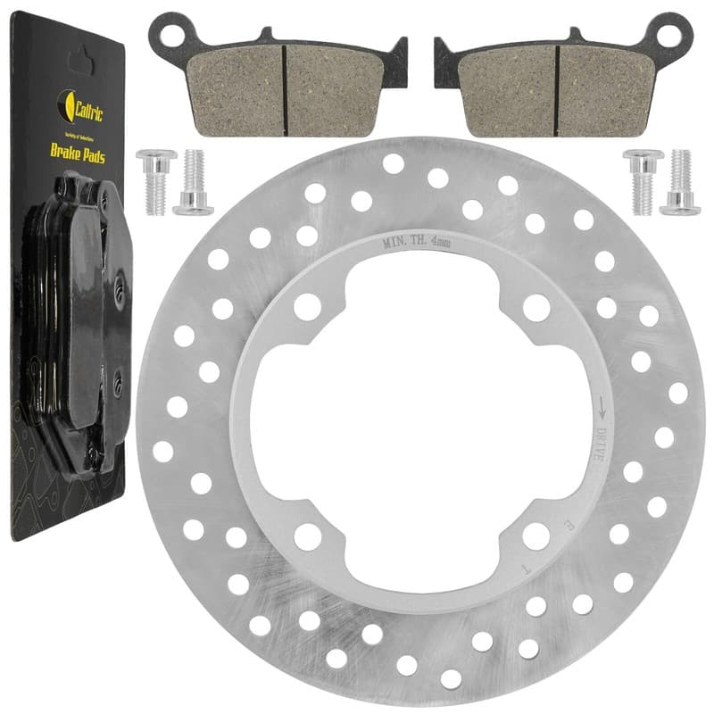 Rear Brake Disc Rotor W / Brake Pad and Disc Bolts Fits Honda XR650L 1993 - 2025