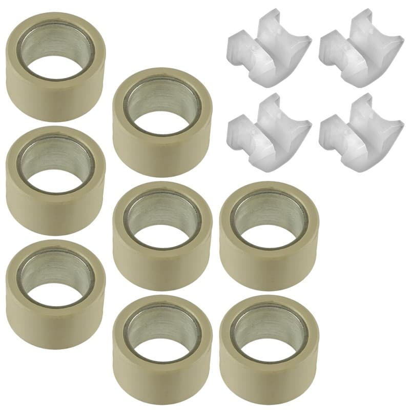 8x Clutch Roller Weights with Sliders for Suzuki Quadmaster 500 4x4 2000-2001