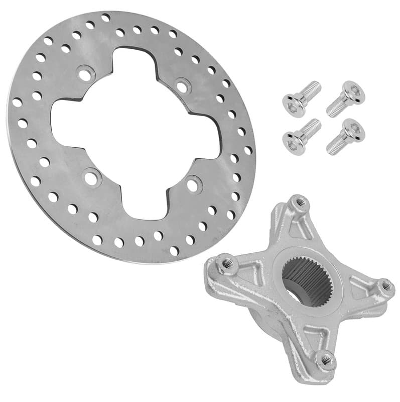 Rear Brake Disc w/Bolt & Flange for Honda Fourtrax 400EX TRX400EX 1999-2008