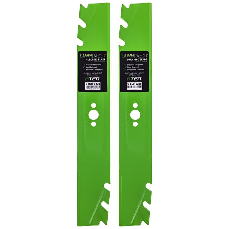 LawnRAZOR Blade Toro TimeMaster 30 Inch Walk Behind 116-6358-03 Toothed 2 Pack