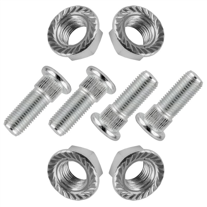 4PCS Wheel Nut And Stud for Polaris ATV UTV 7515513 7547211 7542459 3/8"-24