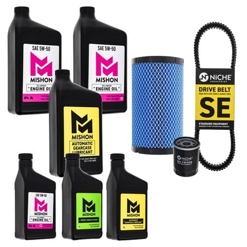 MISHON Full Service Kit for Polaris Ranger 1000 Crew 2020-2025 Oil Change Belt