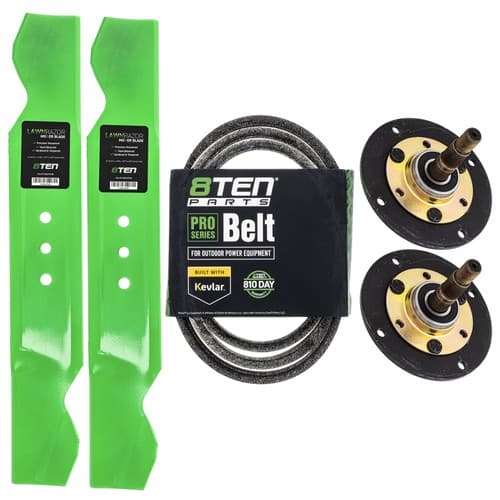 8TEN Blade Spindle Belt Kit for MTD LT-42 42-Inch 942-0537 917-0906A 954-0371A