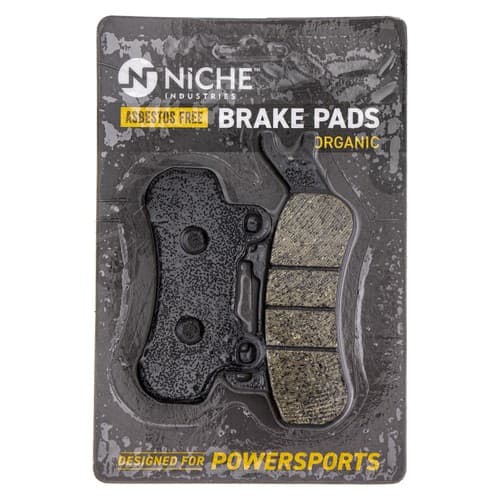NICHE Brake Pad Set for Can-Am 715900379 Front Left Organic Defender Maverick