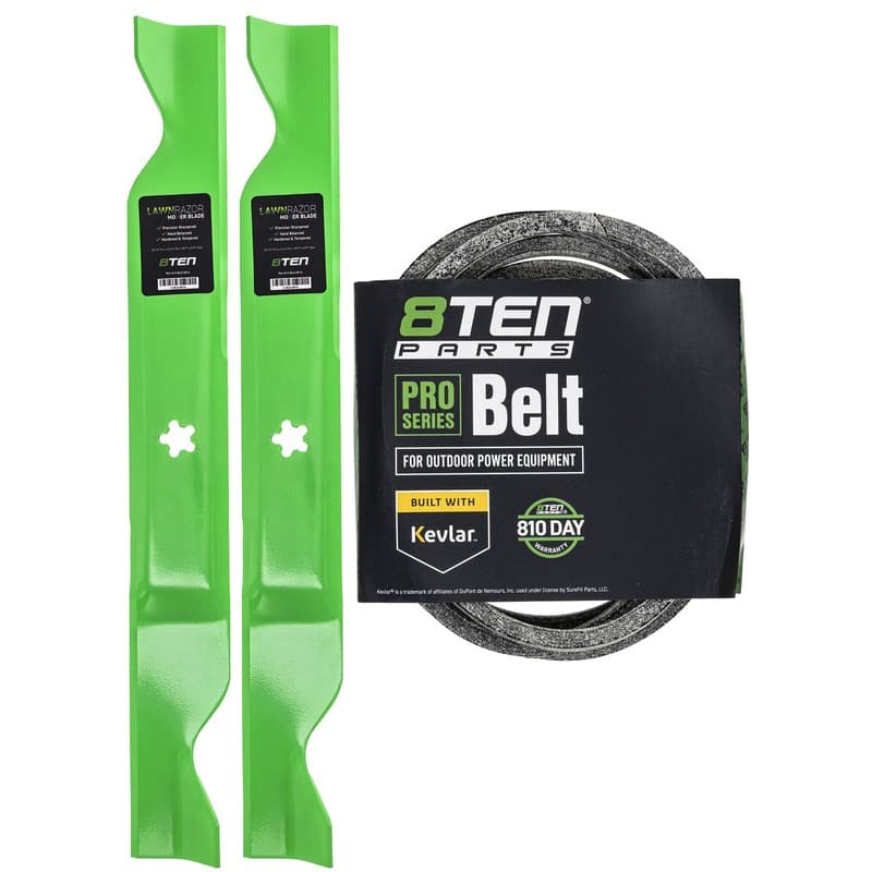8TEN Blade Belt Kit for Husqvarna YTH2246TDR YTH22V46 532405380 532405143