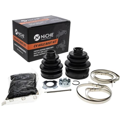 NICHE Front CV Axle Boot Kit for Suzuki 54931-38FV0 King Quad 700 ATV