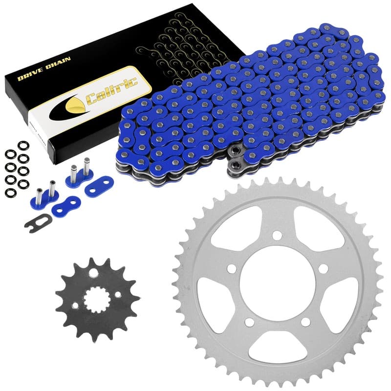 Blue O-Ring Drive Chain & Sprockets Kit for Suzuki GSF600 Bandit E28 1995-2004