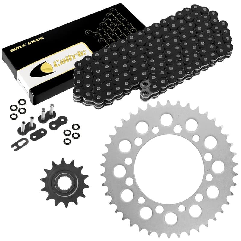 Black O-Ring Drive Chain & Sprockets for Honda TRX200 TRX200D Fourtrax 90-97