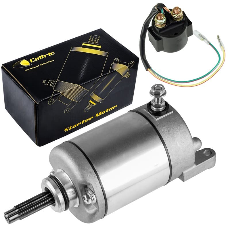Starter and Relay Solenoid for Honda Sportrax 400 TRX400EX 2x4 2005 2006-2008