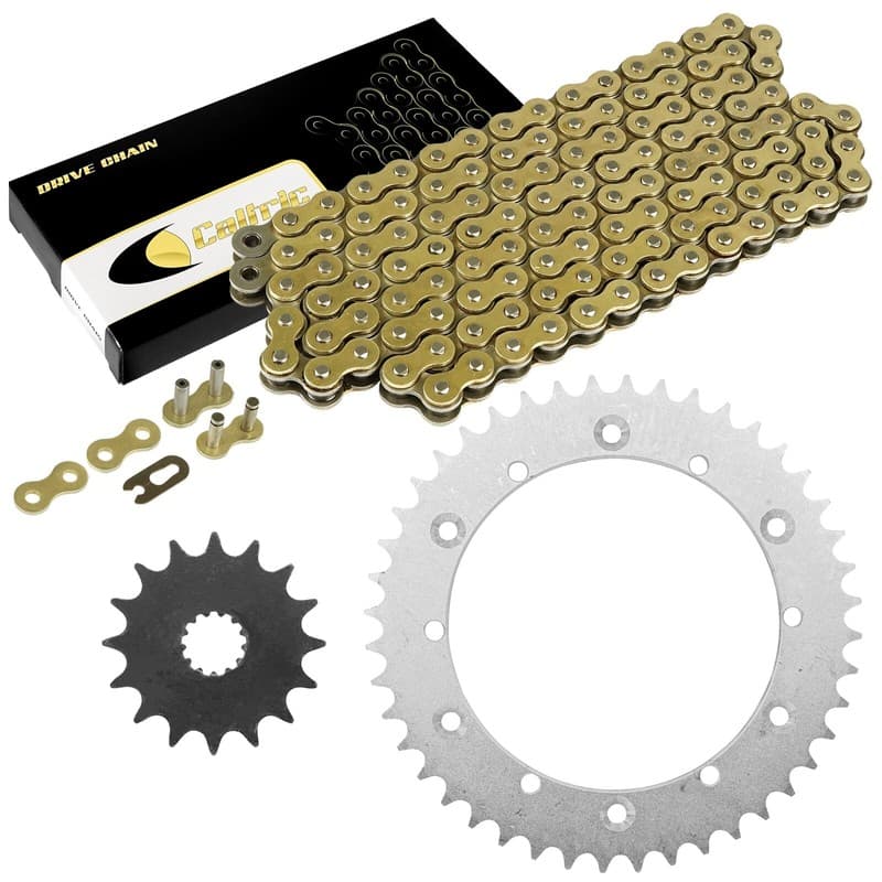 Drive Chain & Sprockets Kit for Yamaha Tt500 XT500 1977-1981