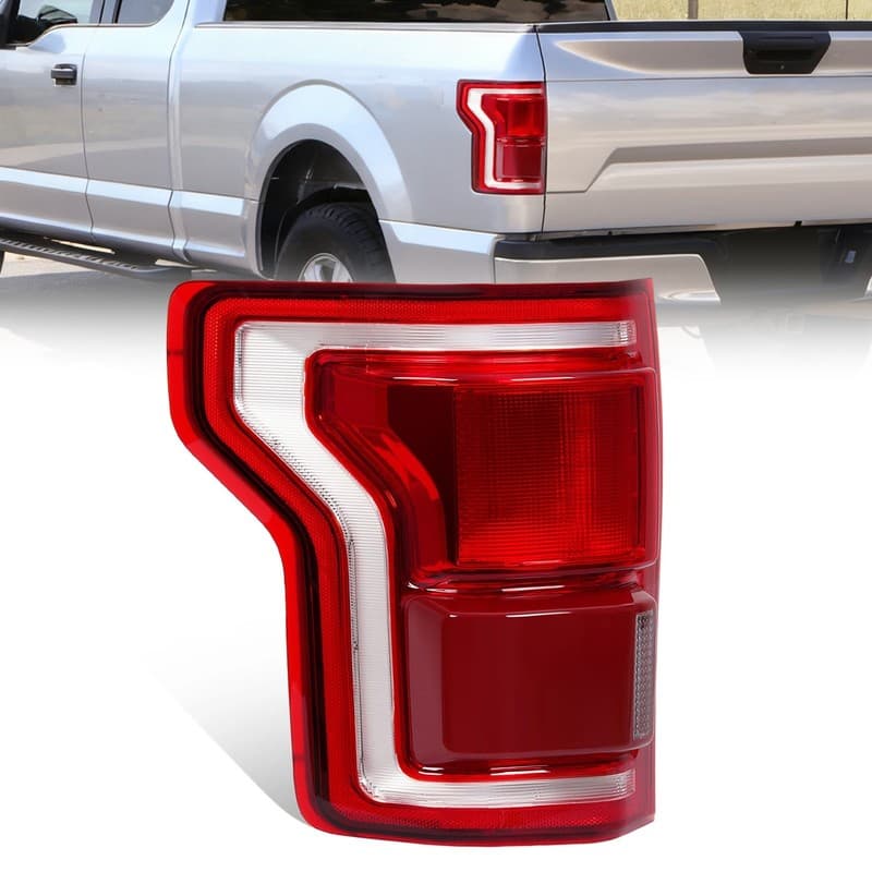 For Ford F150 F-150 2015-2017 LED Tail Light Brake Lamp w/Blind Spot Driver Side