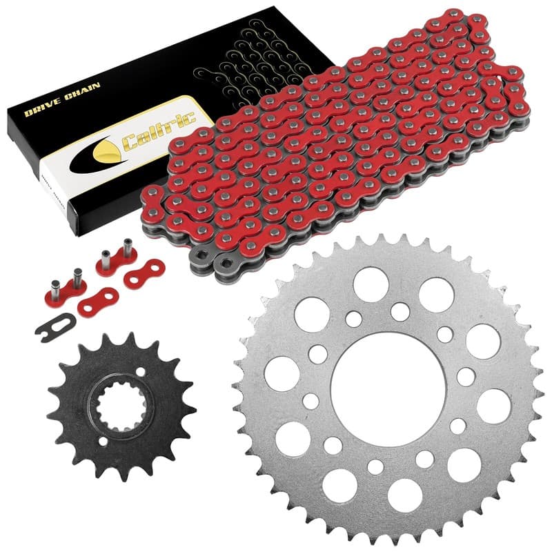Red Drive Chain And Sprocket Kit for Honda CB1000 CB1000C 1993-1998