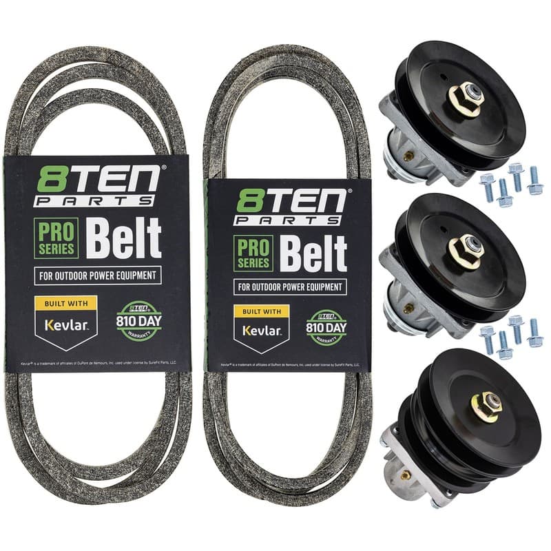 Deck Spindle & Belt Kit for Columbia P61GH V61GG P61GG P616H