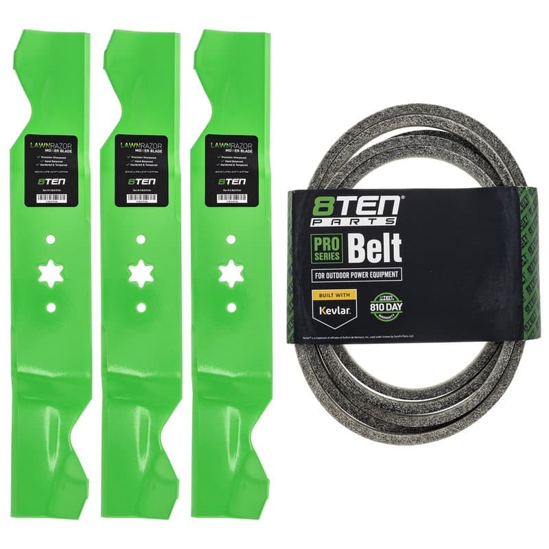 8TEN Deck Kit Blade Belt for Cub Cadet RZTL54 RZTS54 54 Inch 942-0677