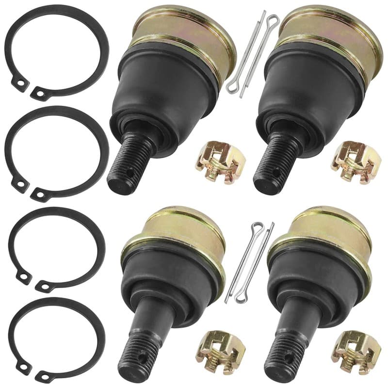 4 Upper & Lower A-Arm Ball Joint for Honda TRX250TE Recon ES 250 1997 1998-2020