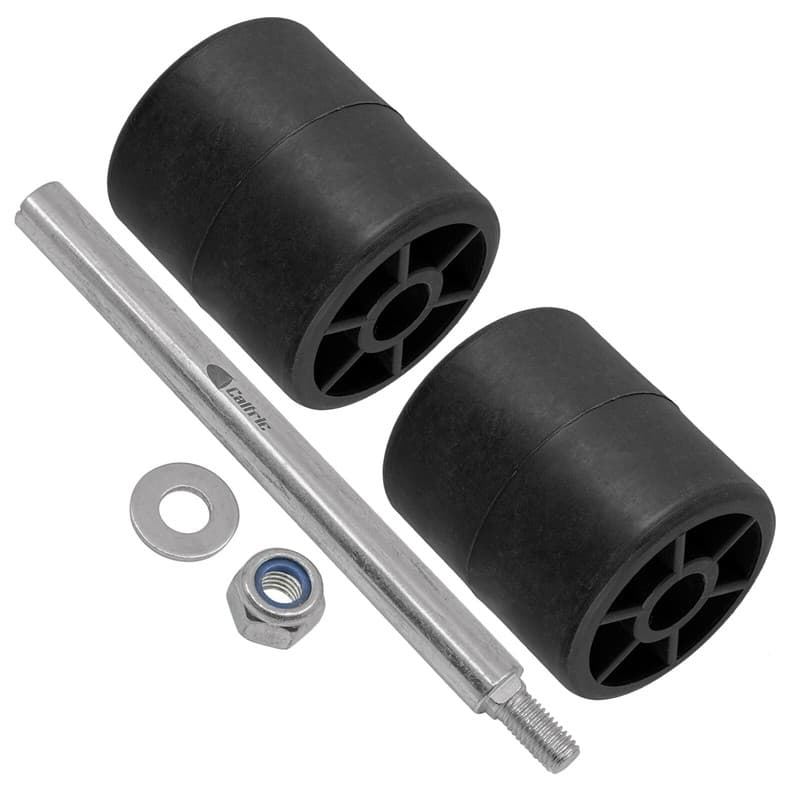 Caltric Deck Roller with Rod For John Deere Z535M Z540M Z540R Z645 ZTrak Mower