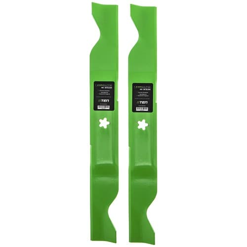 LawnRAZOR Notched High Lift Blade Set Husqvarna RZ4623 YTH22V46 RZ5424 2-Pack