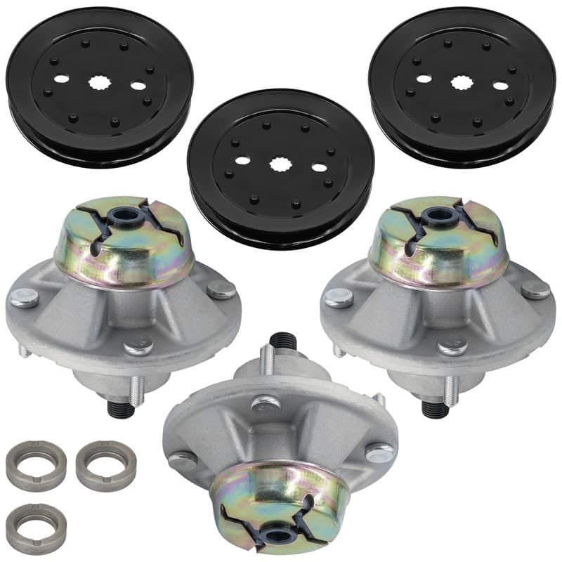 Blade Spindle Assy /Pulley for John Deere GT225 GT235 GT235E GT245 LT170 54"/ 3x