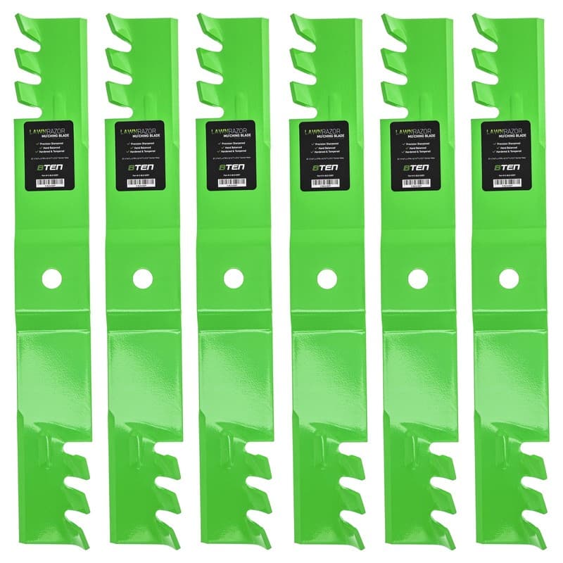LawnRAZOR Deck Toothed Blade for Cub Cadet Z-force L60 LZ60 Recon 60 6-Pack