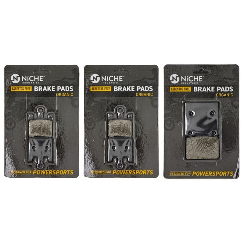 Brake Pad Set for Kawasaki Ninja ZX12R 43082-1257 43082-0030 Front Rear Organic
