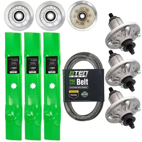 Deck Kit Blade Spindle Belt Idler for John Deere LA145 LA165 LA155 48 Inch