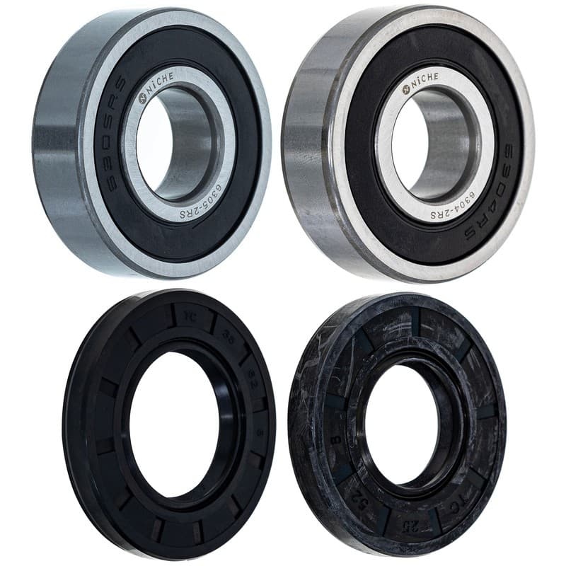 NICHE Wheel Bearing Seal Kit for Yamaha XS650 TX650 TX750 6305-2RS 6304-2RS