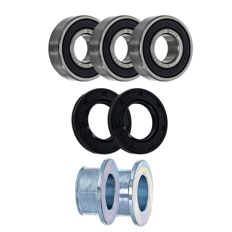 NICHE Wheel Bearing Spacer Seal Kit for Kawasaki KX85 Big Wheel KX100 30-3502