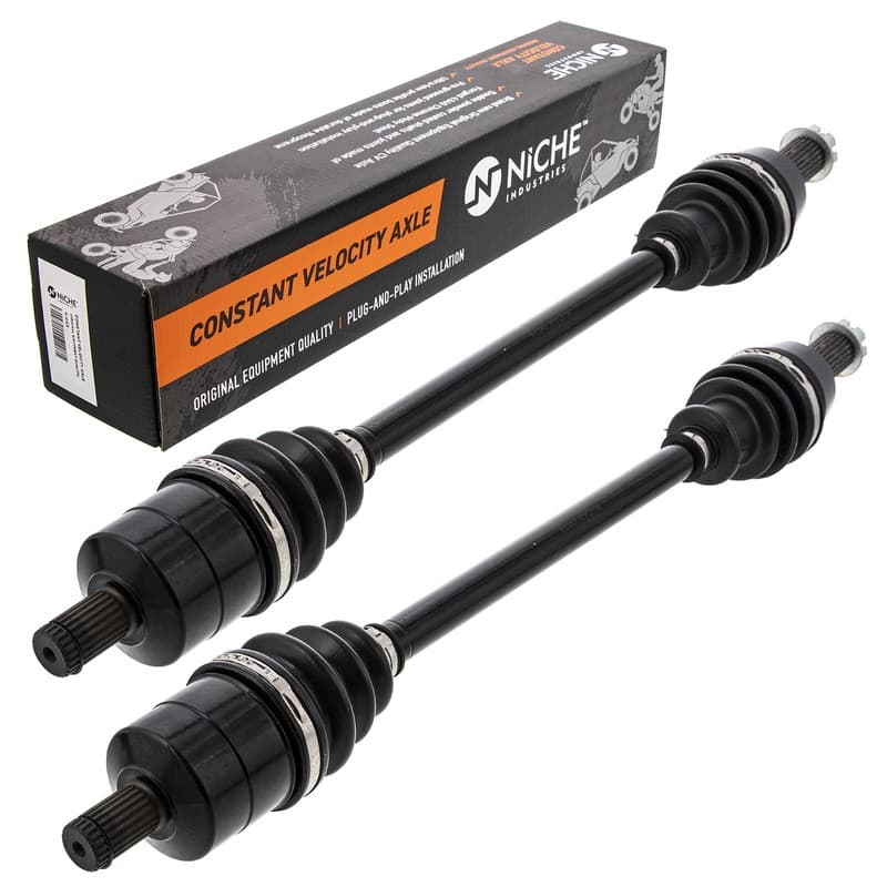 NICHE Front CV Axle Half Drive Shaft for Polaris Ranger XP Crew 800 1332856 2PK
