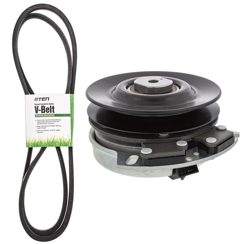 8TEN PTO Clutch Belt Kit for Cub Cadet LT2042 GT2186 GT2544 917-04180