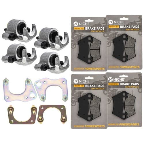NICHE Caliper Pad Set for Polaris Ranger 500 XP 700 1910513 2202413 1910802
