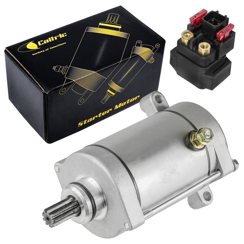 Starter W/ Relay Solenoid for Yamaha Wolverine R-Spec Yxe70 4X4 Fi 2016-2018