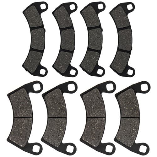 NICHE Brake Pad Set for Polaris RZR XP Turbo S 4 2205949 2206231 Semi-Metallic